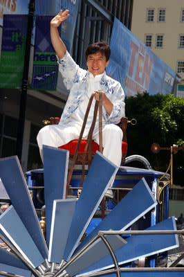 Jackie Chan at the Hollywood premiere of Walt Disney's Around the World in 80 Days