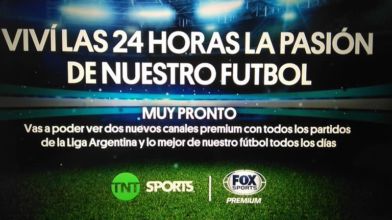 El anuncio del fútbol por TV que viene