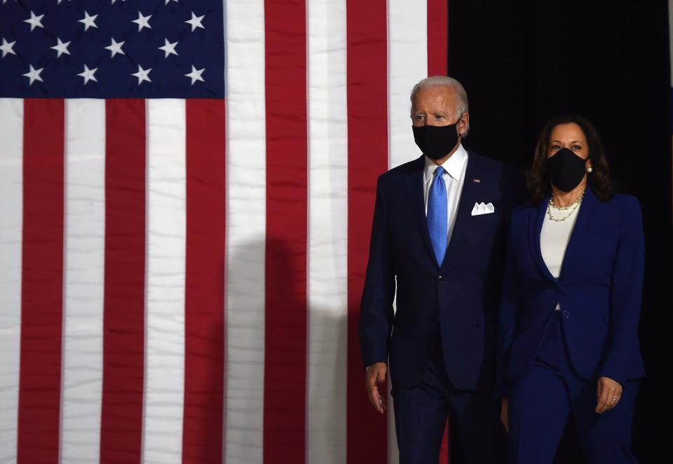 Joe Biden et Kamala Harris.  - Olivier DOULIERY / AFP