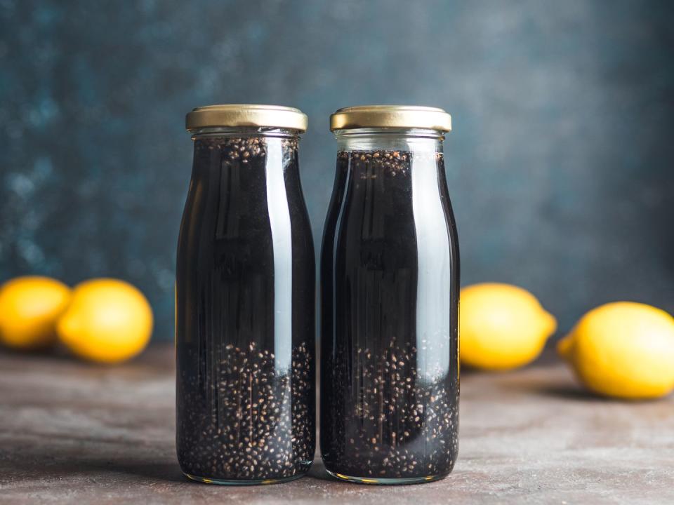 Activated charcoal drinks