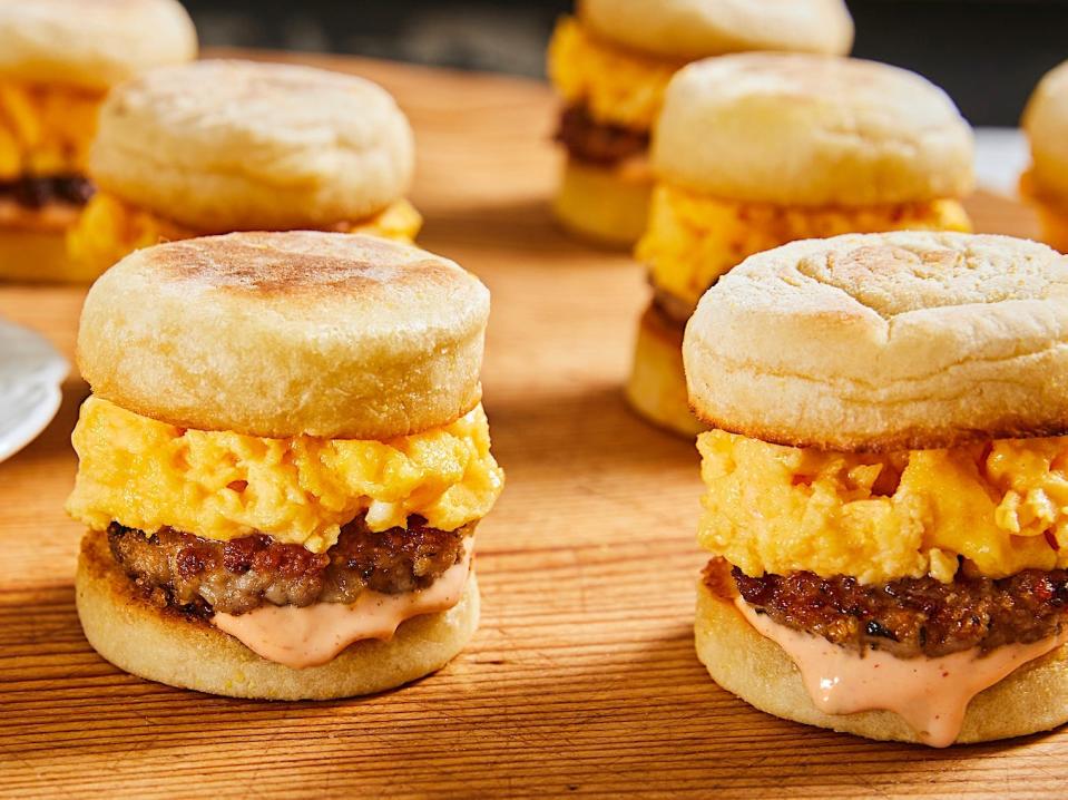 Curtis Stone mini breakfast sandwich