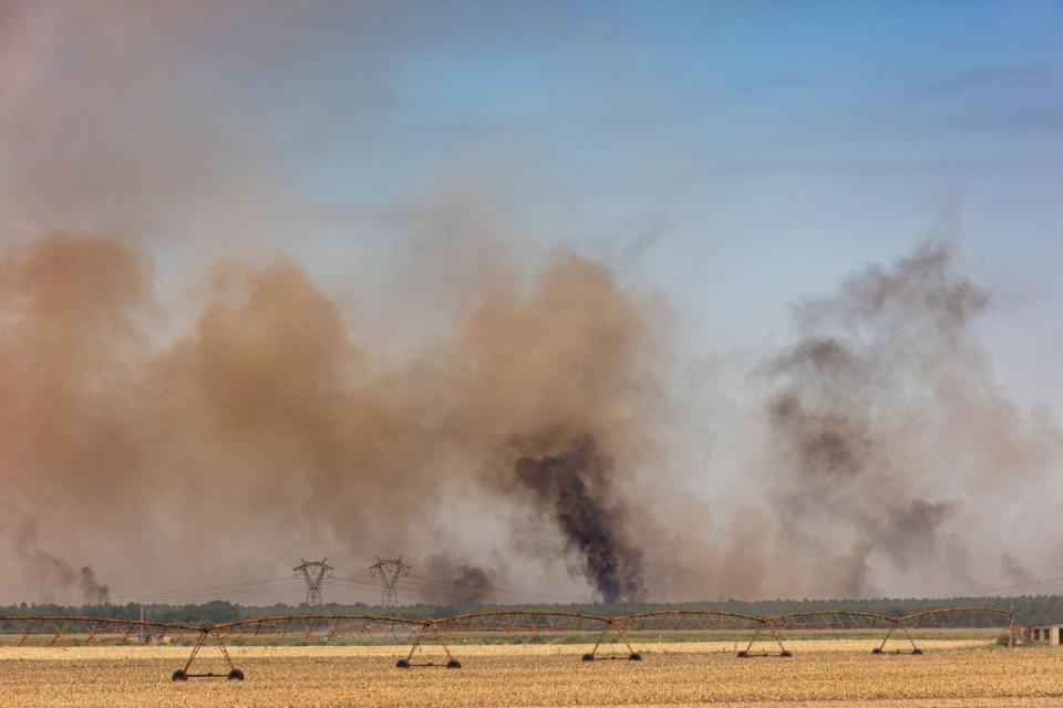 The latest Gironde wildfire has lead to the evacuation of thousands of residents (NurPhoto/Shutterstock)