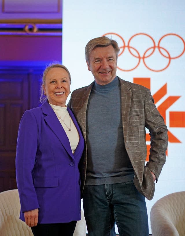 Jayne Torvil and Christopher Dean visit to Sarajevo