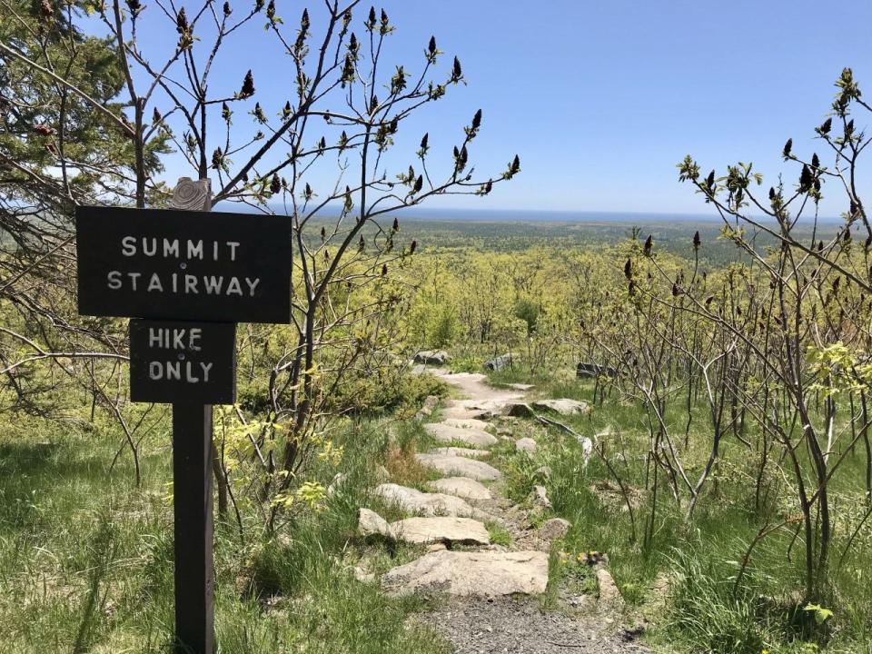 Mount Agamenticus has an elevation of just 692 feet, and yet, those who reach the top have 360 views of the White Mountains, the Boston skyline and the Atlantic Ocean.