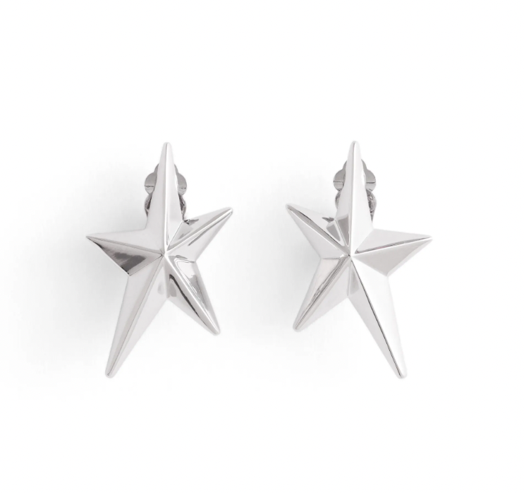 Mugler x H&M Star-Shaped Clip Earrings