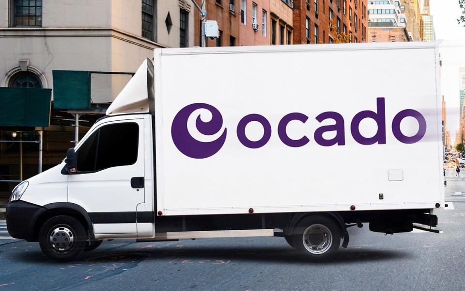 Ocado shares have climbed on the FTSE 100