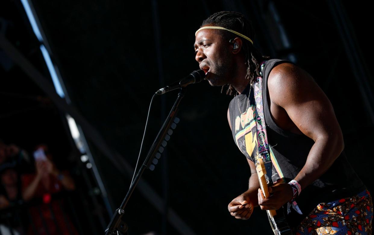 Kele Okereke from Bloc Party at Glastonbury