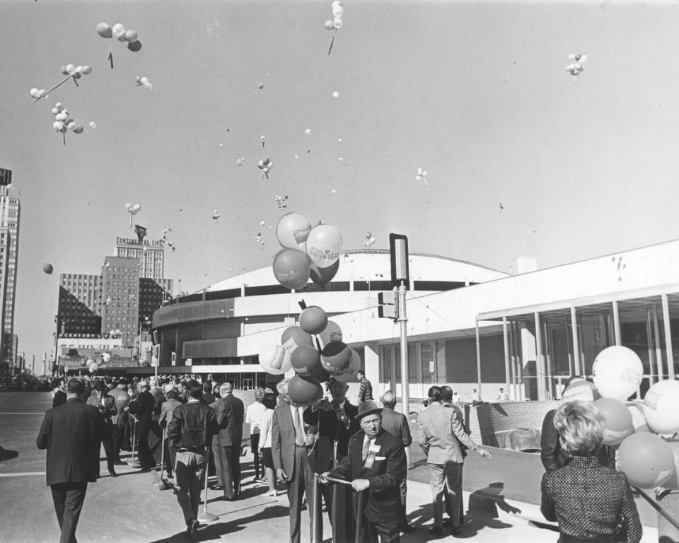 Nov. 22, 1968: The grand opening of the Tarrant County Convention Center in downtown Fort Worth.