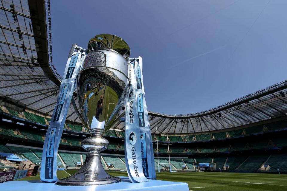 The Premiership final will be played at a full Twickenham (Getty Images)