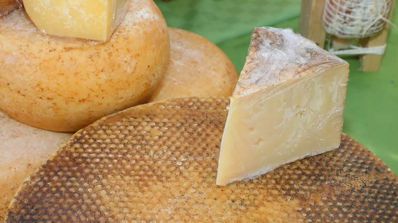 Aged pecorino cheese