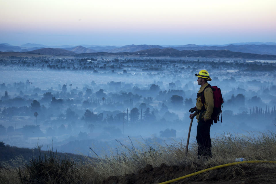 Image: Apple fire (Ringo H.W. Chiu / AP)