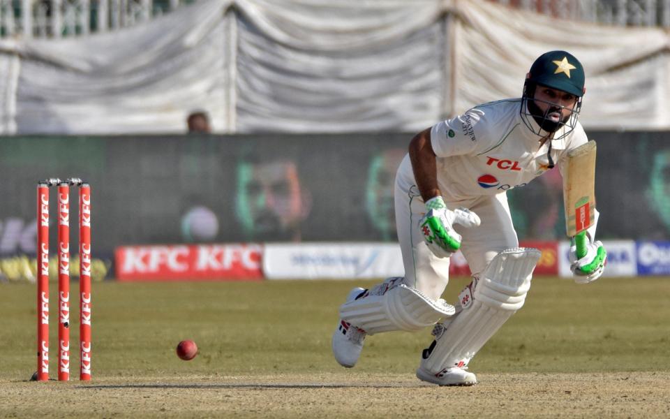 Pakistan's Mohammad Rizwan runs after playing a shot - Reuters