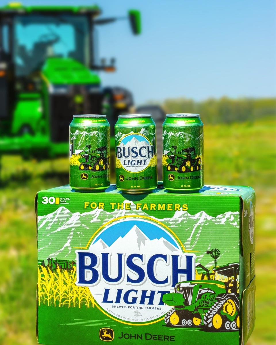 Busch Light is back to celebrate American Farmers with its limited-edition “For the Farmers” graphics, in partnership with an iconic brand – John Deere.