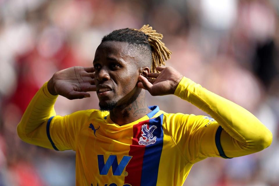 Wilfried Zaha has been swimming with sharks (Andrew Matthews/PA) (PA Wire)