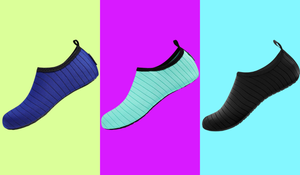 water shoes in three colors