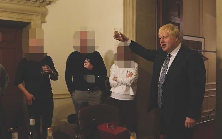 MPs are being asked to vote on whether to approve the privileges committee's report on Boris Johnson