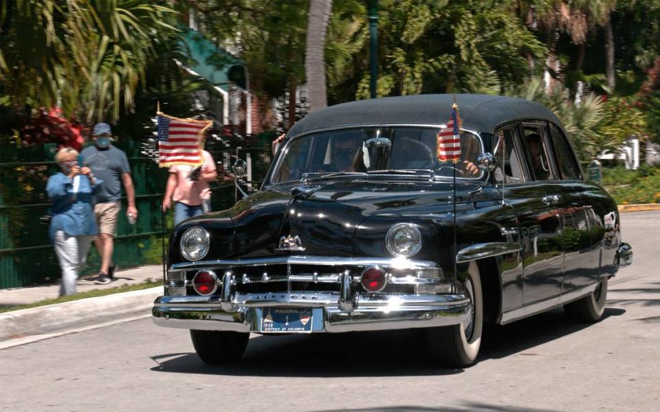 The Little White House in Key West recently debuted its “White Glove Tours,” providing small groups views of Truman objects not on public display. The tour includes this limousine once used by Harry S. Truman during his presidency.