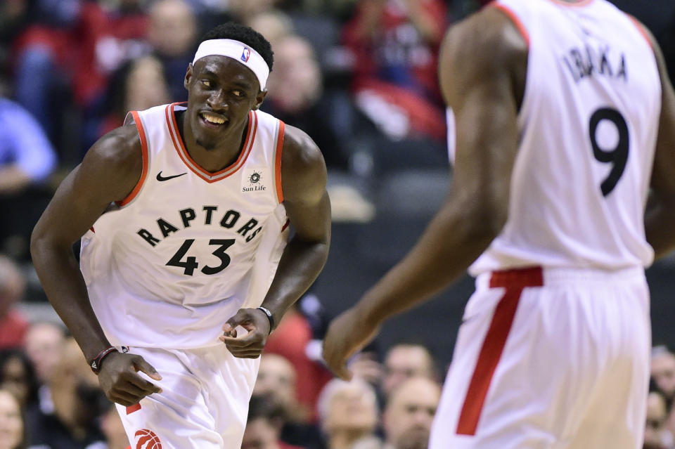 Pascal Siakam built himself into a borderline All-Star this season. (AP)