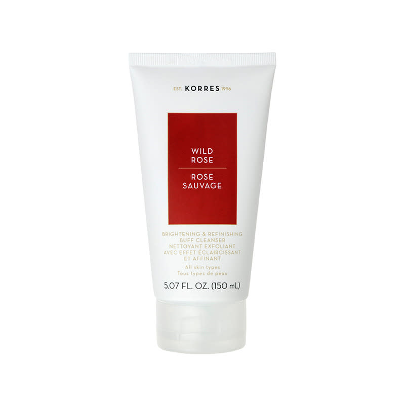 Greece: Korres Wild Rose Brightening & Refining Buff Cleanser