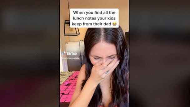 PHOTO: Sabrina Clendenin, a mom of three, shared her husband's sweet tradition of writing lunch notes to their kids in a viral TikTok post. (Courtesy Sabrina Clendenin)