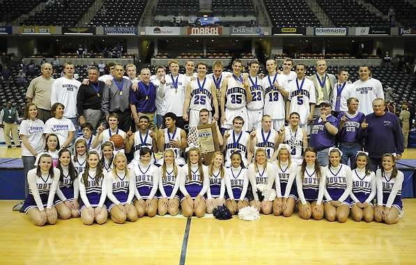 Bloomington High School South wins the IHSAA 4A State Basketball Final in Indianapolis March 28, 2009. Monty Howell | Herald-Times