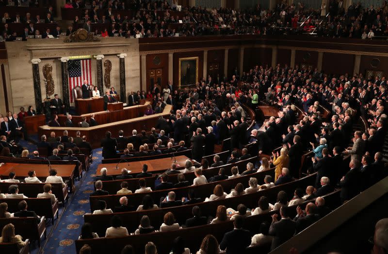 U.S. President Donald Trump delivers his second State of the Union address to a joint session of the U.S. Congress in Washington