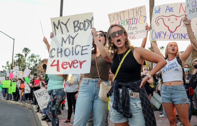 The Arizona supreme court said Tuesday an 1864 law banning abortions can be enforced (SANDY HUFFAKER)