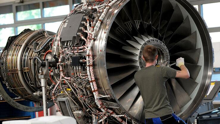 Das Münchener Unternehmen sieht noch viel Potenzial in dem von ihm mitentwickelten Getriebe-Fan-Motor für Flugzeuge. Foto: dpa