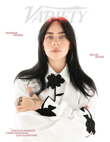 <p>variety</p> Billie Eilish for Variety Power of Women