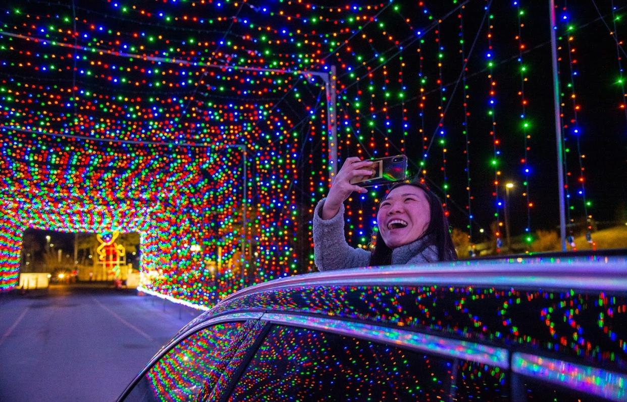 The seventh annual Magic of Lights Holiday Display takes place through Dec. 31 at the Daytona International Speedway. Attendees can experience the 1 million sparkling lights and magical scenes from the comfort and safety of their car.