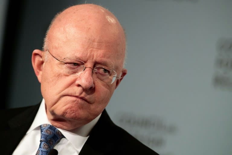 James Clapper, US Director of National Intelligence, speaks at the Council of Foreign Relations in New York, on October 25, 2016