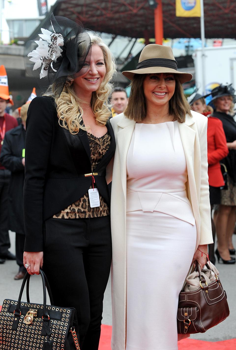 Michelle Mone and Carol Vorderman