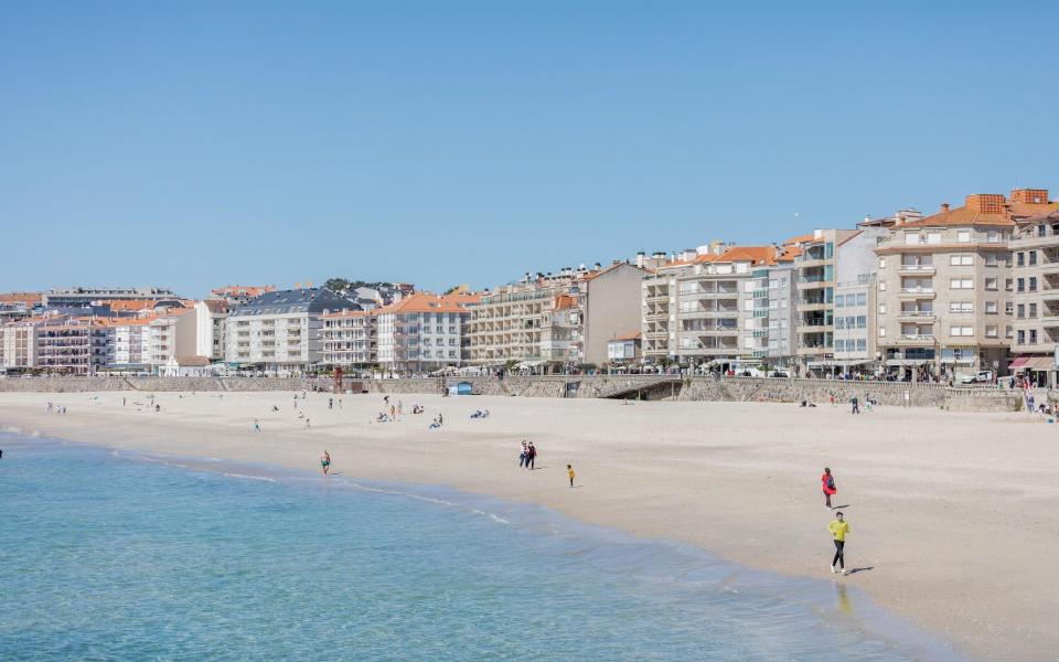 The beach in Sanxenxo, Galicia - Getty