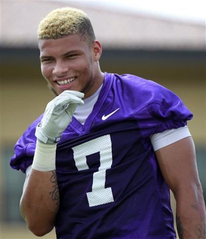 Former LSU star safety LaRon Landry, now with the New York Jets, calls out  'Honey Badger'