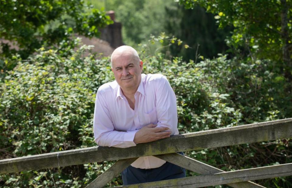 LBC presenter Iain Dale, who is working from his home in Kent