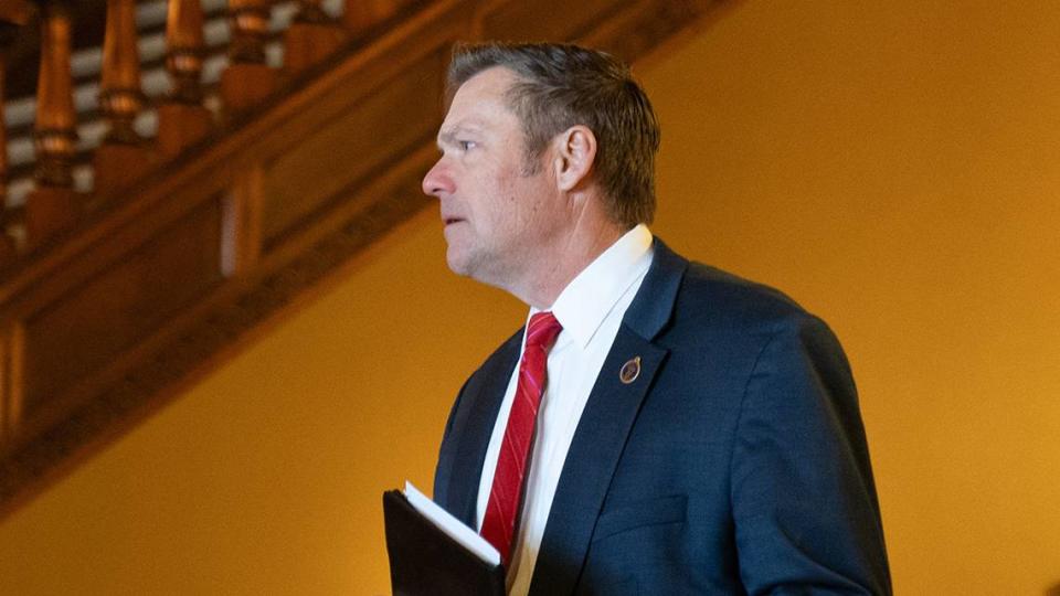 A new bill contradicts Kris Kobach’s position about withholding information about gender-nonconforming minors.