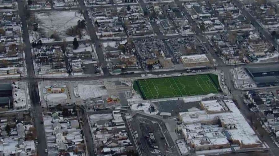 A new park built over I-70 in Elyria-Swansea