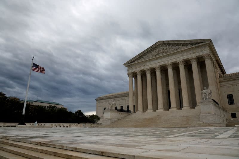 FILE PHOTO: A view of the U.S. Supreme Court building in Washington
