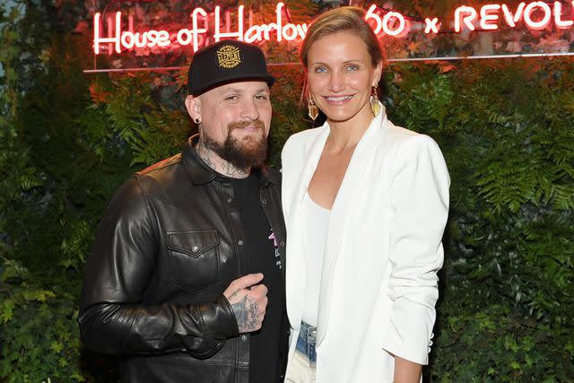 Donato Sardella/Getty Benji Madden and wife Cameron Diaz attend an event for Nicole Richie's House of Harlow brand in 2016