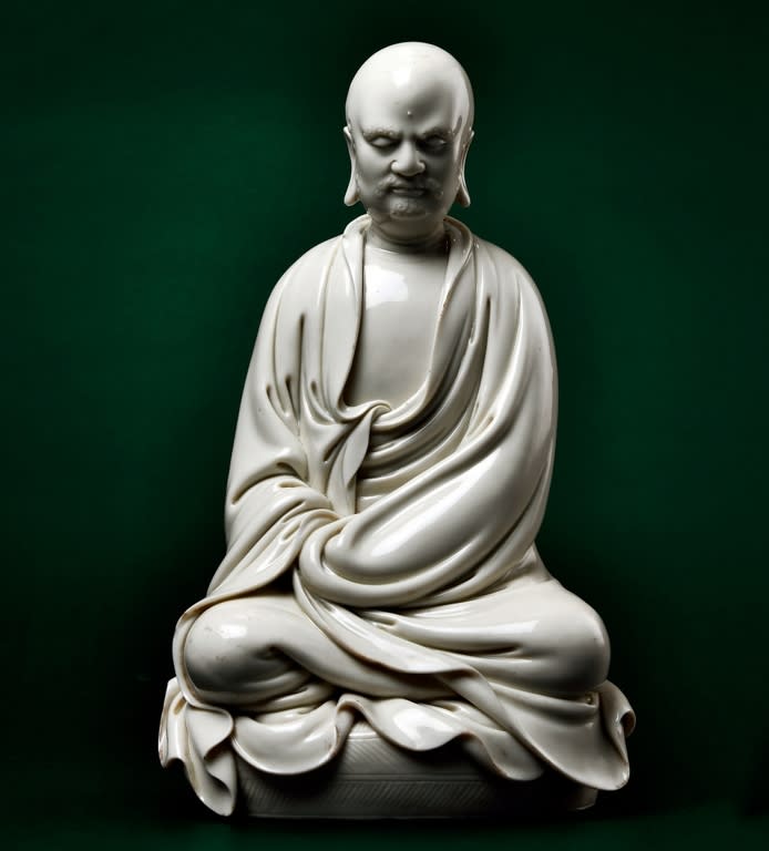 ▲明何朝宗制達摩坐像，成交價：RMB 12,075,000。(圖/業者提供)