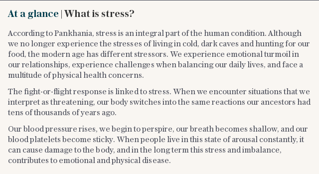 At a glance | What is stress?