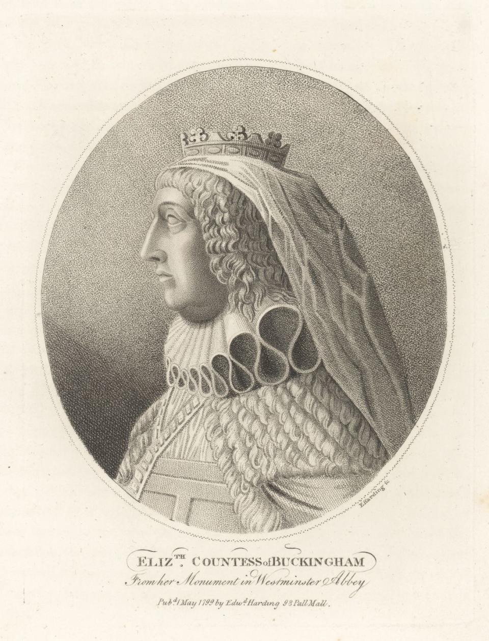 effigy of mary, countess of buckingham