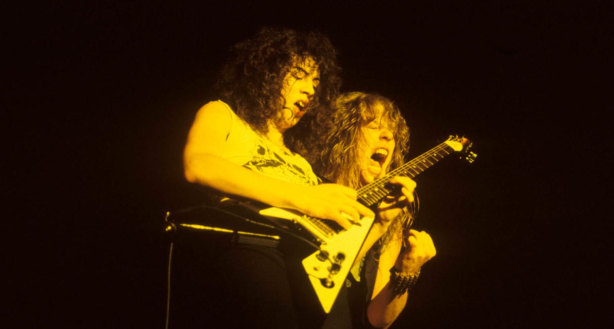  James Hetfield and Kirk Hammett. 