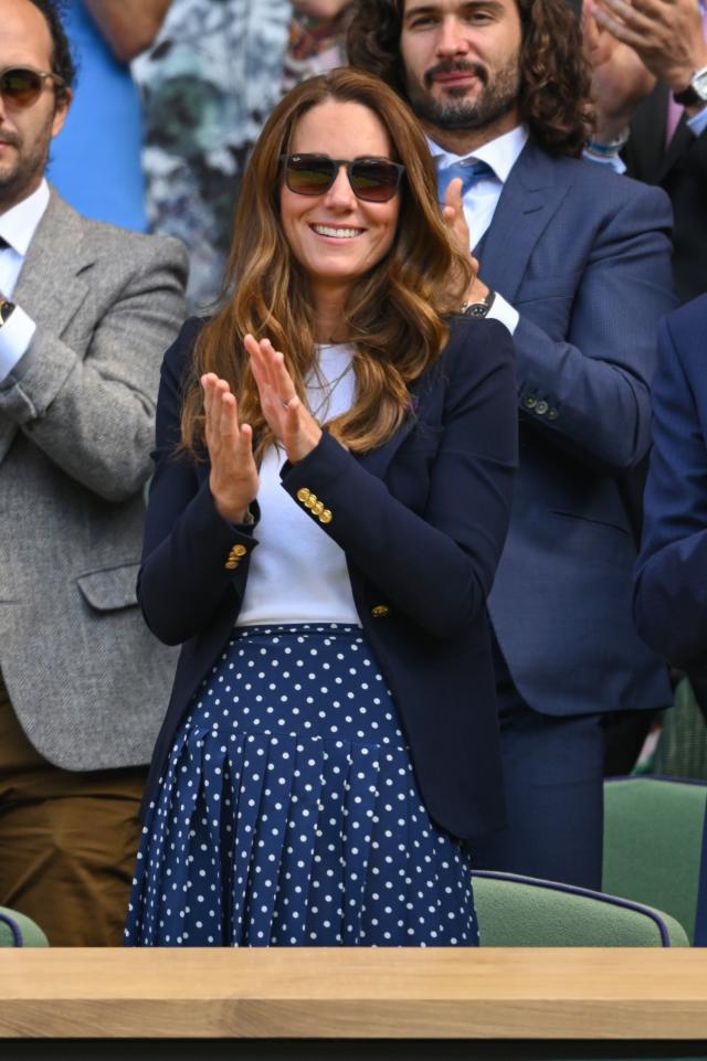 Kate Middleton wears polka dots and $188 Ray-Ban sunglasses to Wimbledon  day 5