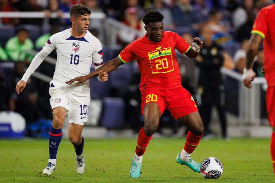 Mohammed Kudus will be desperate to return as Ghana face Egypt at AFCON tonight (Getty Images)