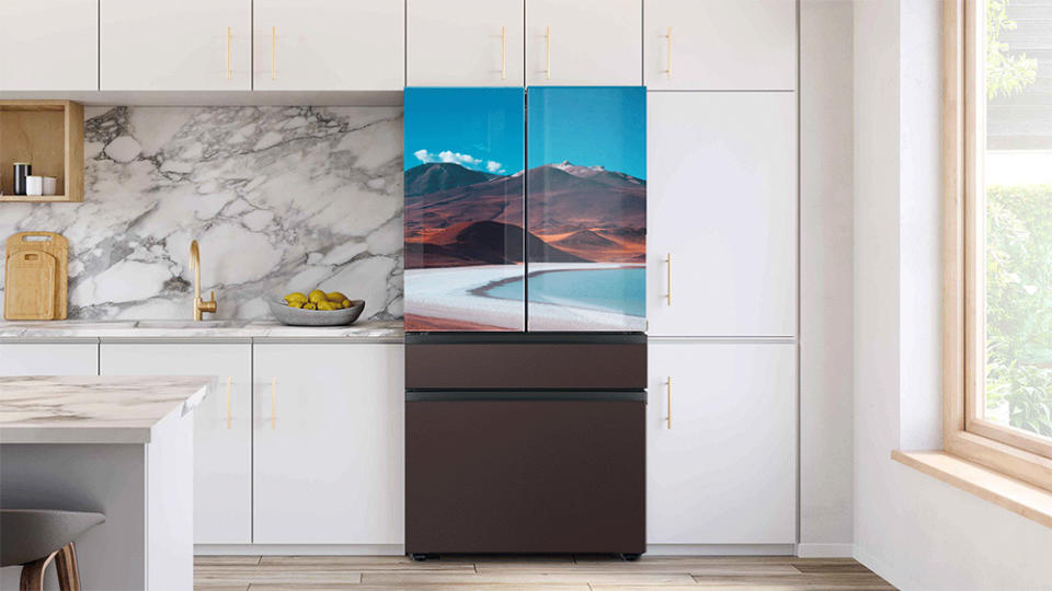 Your whole refrigerator could be a piece of art. - Credit: Samsung