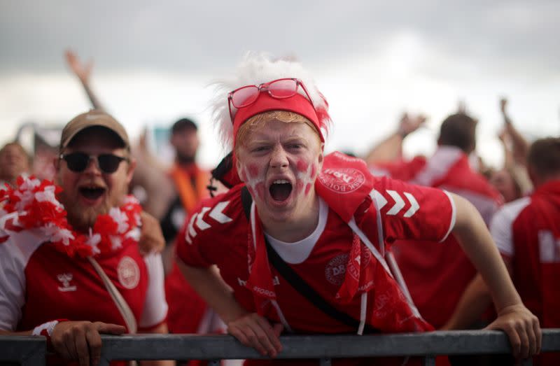 Euro 2020 - Fans gather for Wales v Denmark