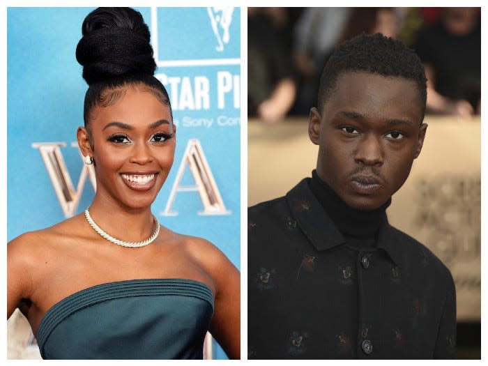 Nafessa Williams and Ashton Sanders in "I Wanna Dance with Somebody"