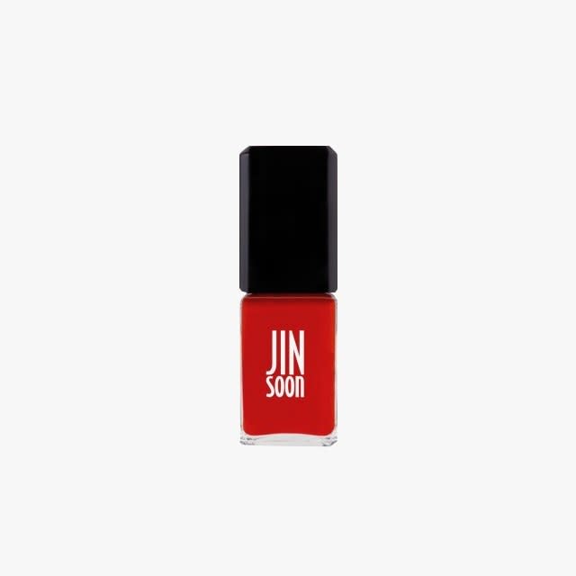 Jin Soon Nail Polish in Pop Orange, $18
jinsoon.com