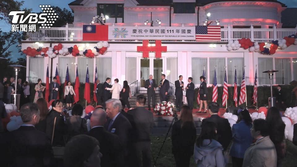 台灣駐美代表處去年於雙橡園舉行國慶酒會。（圖／TVBS）